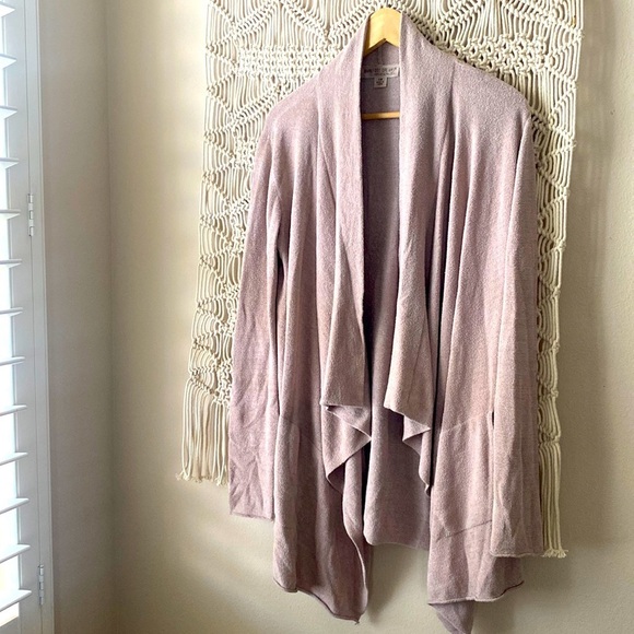 Barefoot Dreams cardigan Cozychic Ultra Lite light pink softest cardigan… - Picture 2 of 9